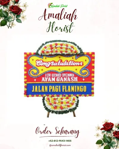 Bunga Papan Congratulation di Kenongo